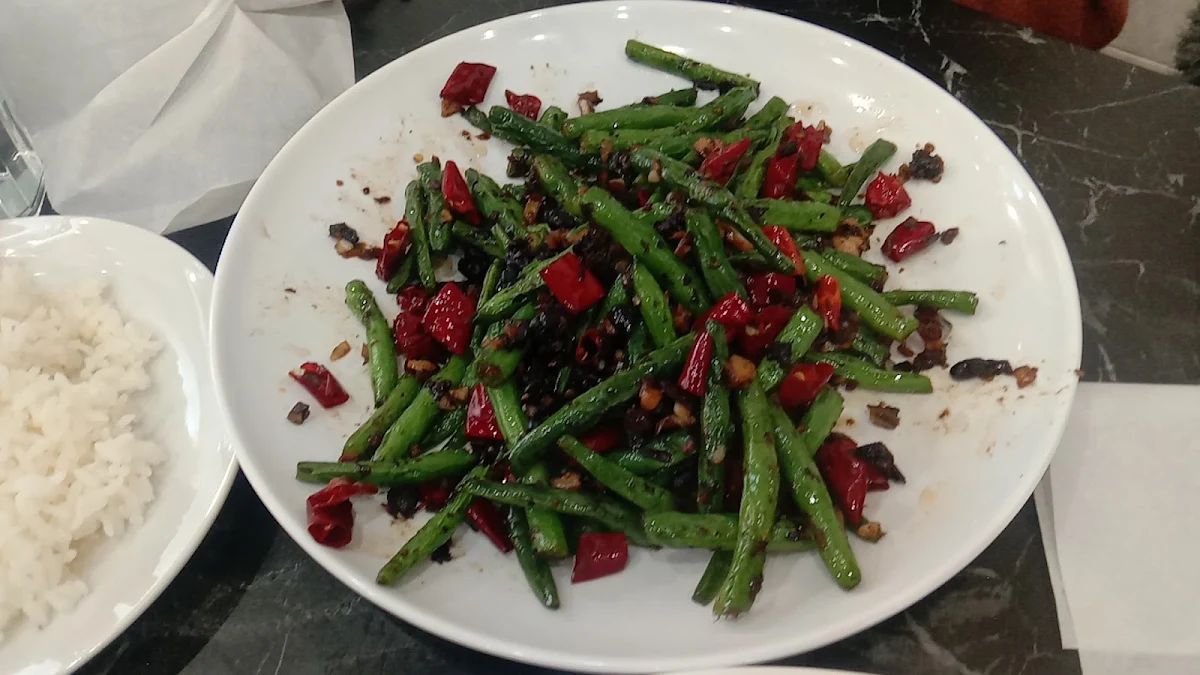 stir-fried green bean 干煸四季豆